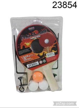 Imagen de PALETA DE PING PONG X2 C/RED 3.26